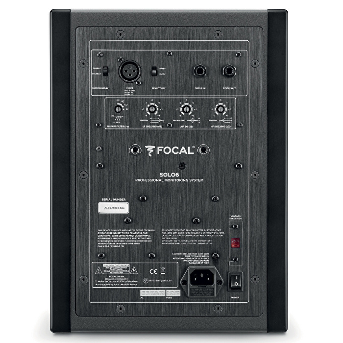 Focal SOLO 6 ST6 Black Stüdyo Monitörü (Tek)